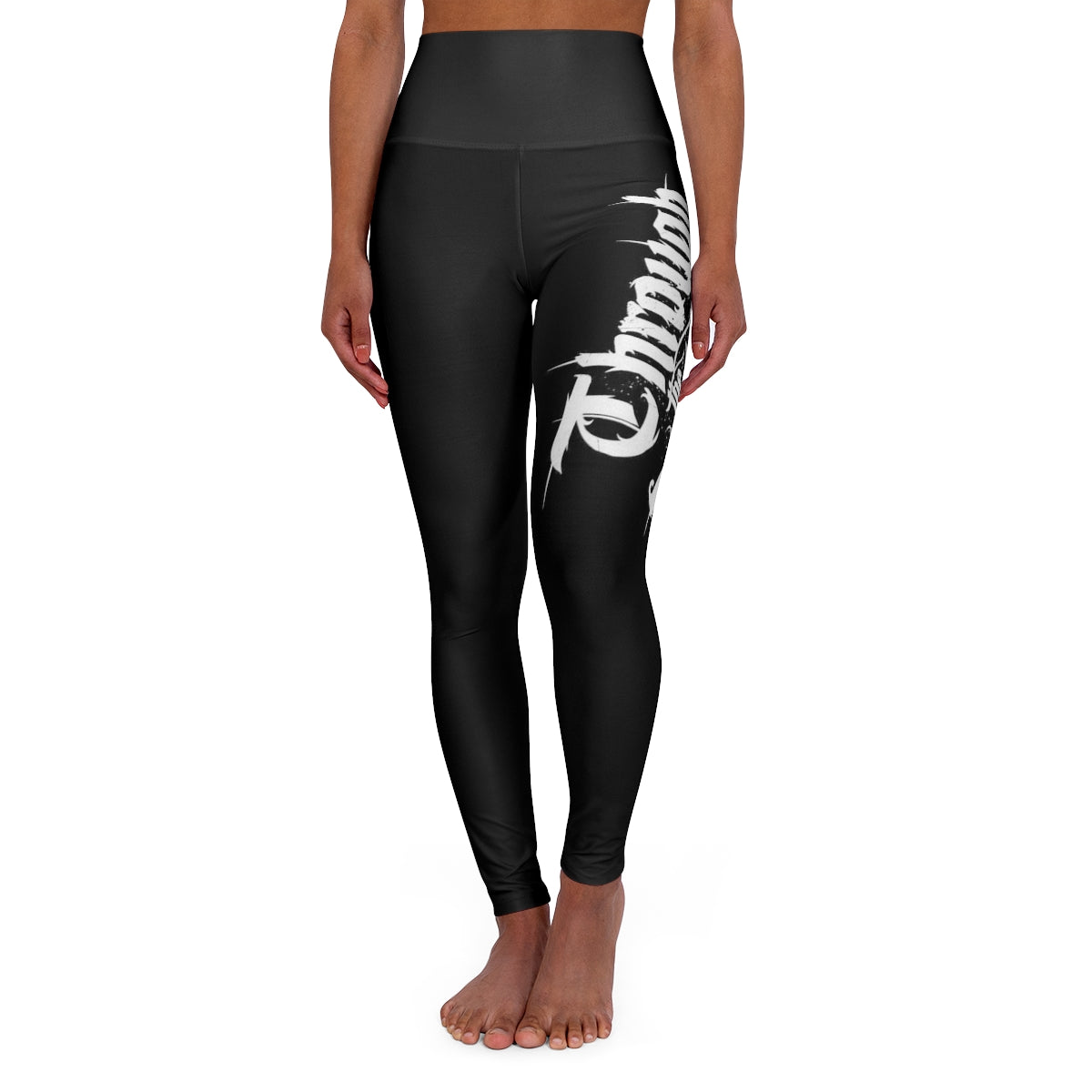 Logo High Waisted Yoga Leggings