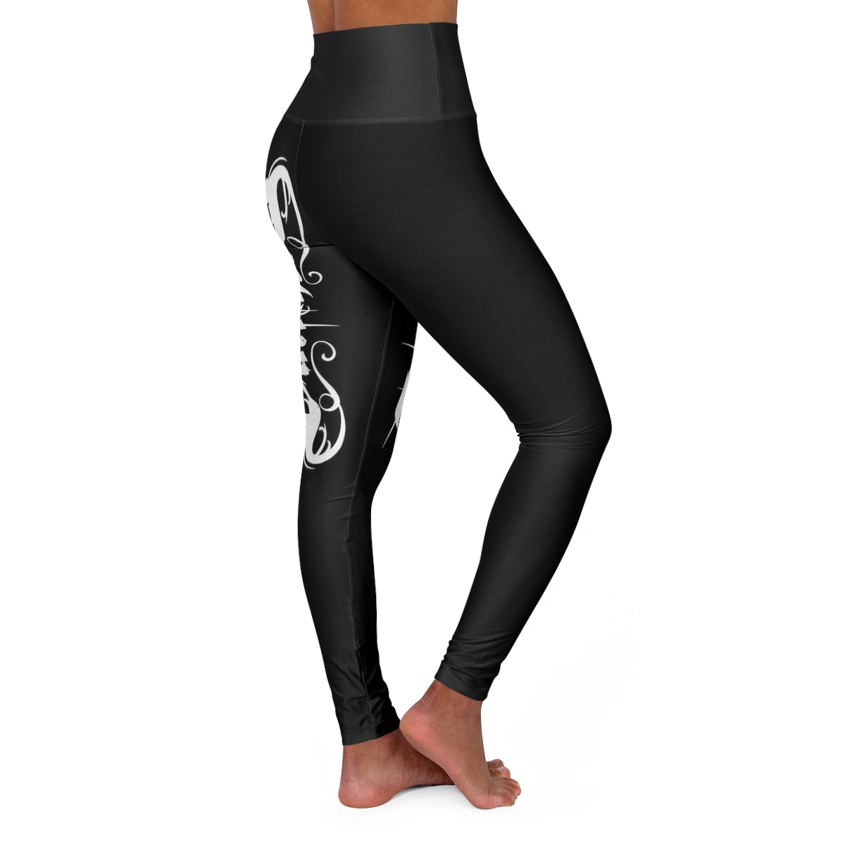 Logo High Waisted Yoga Leggings