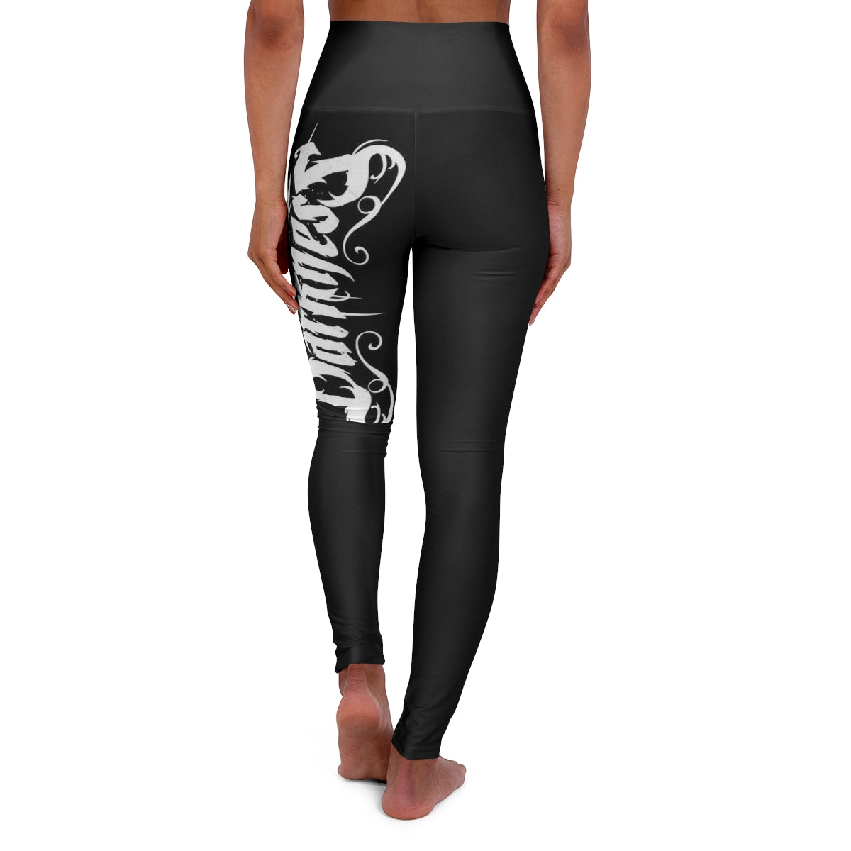 Logo High Waisted Yoga Leggings