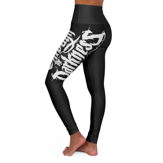 Logo High Waisted Yoga Leggings